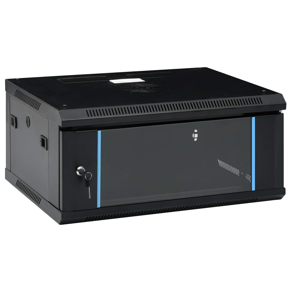 Netzwerkschrank Serverschrank Wandmontage 4U IP20 600x450x285mm Wandgehäuse 19" 