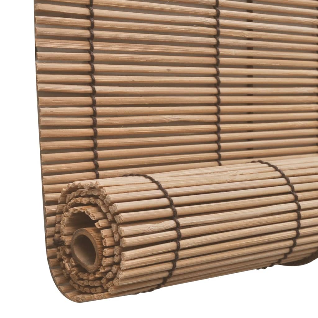 Bambusrollo Braun 100x160 cm Sichtschutz Fensterdeko Natürlich