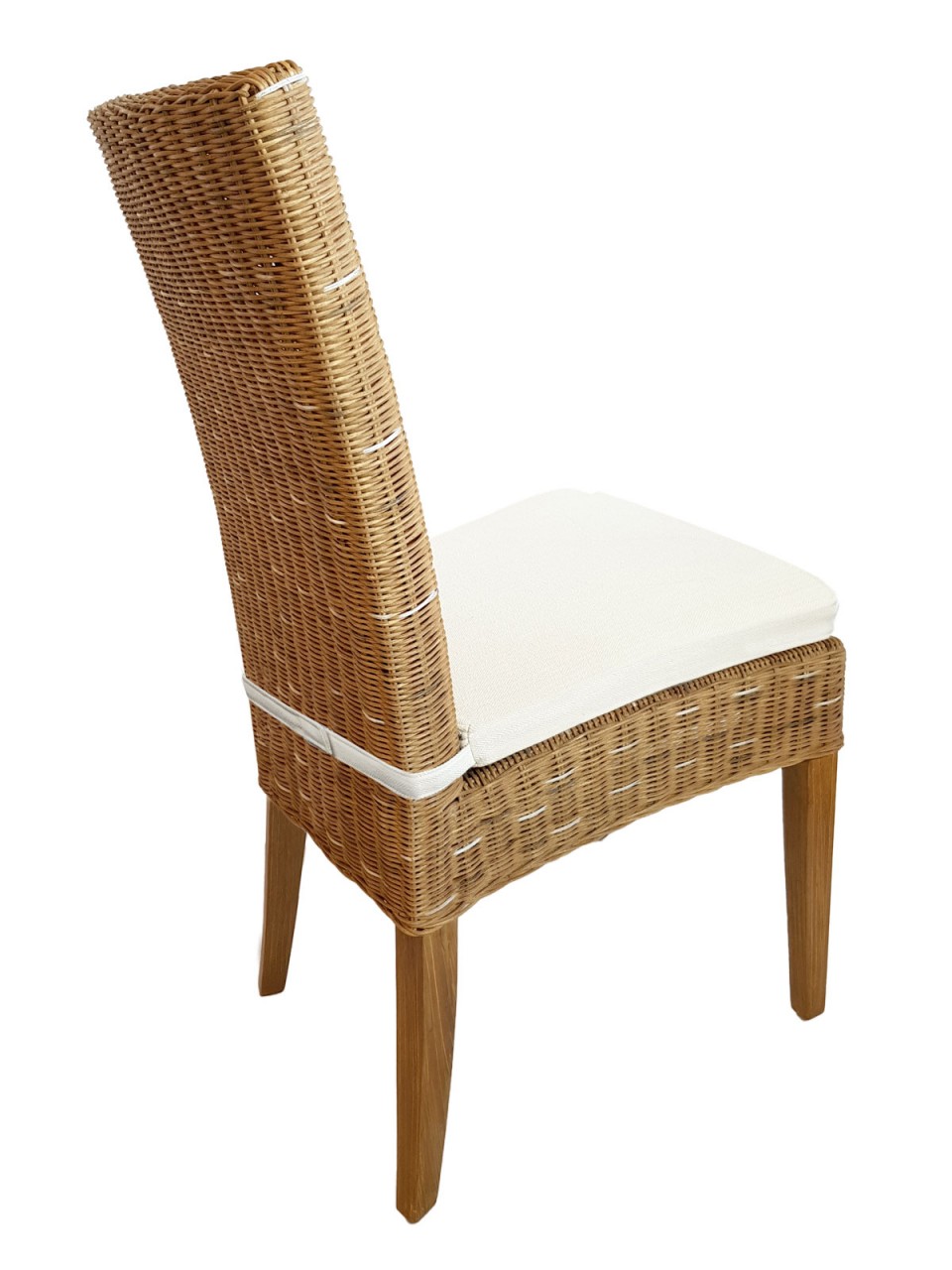 Esszimmer Stuhl Rattanstuhl Wintergarten Stuhl Korbstuhl nachhaltig Cardine cappuccino natur