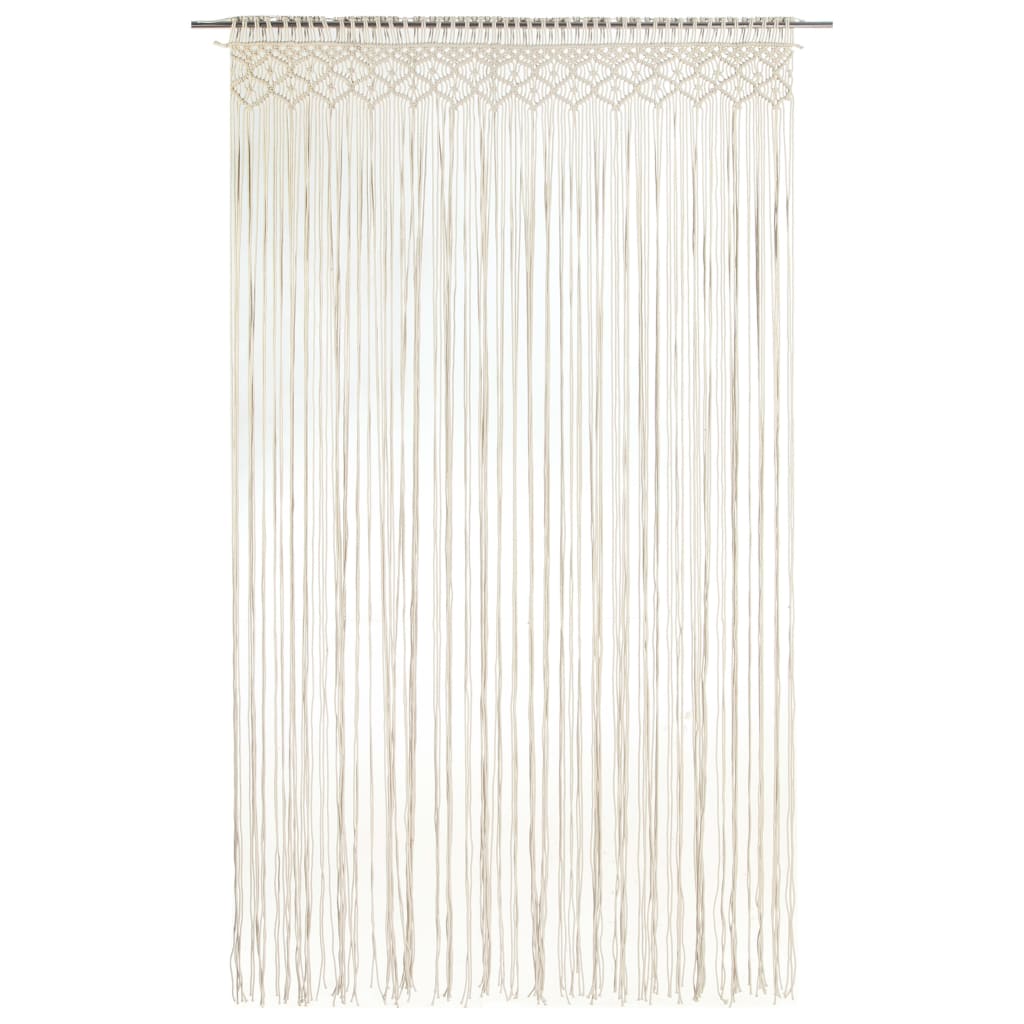 Makramee Vorhang 140x240 cm aus Baumwolle für elegantes Design stilvoll