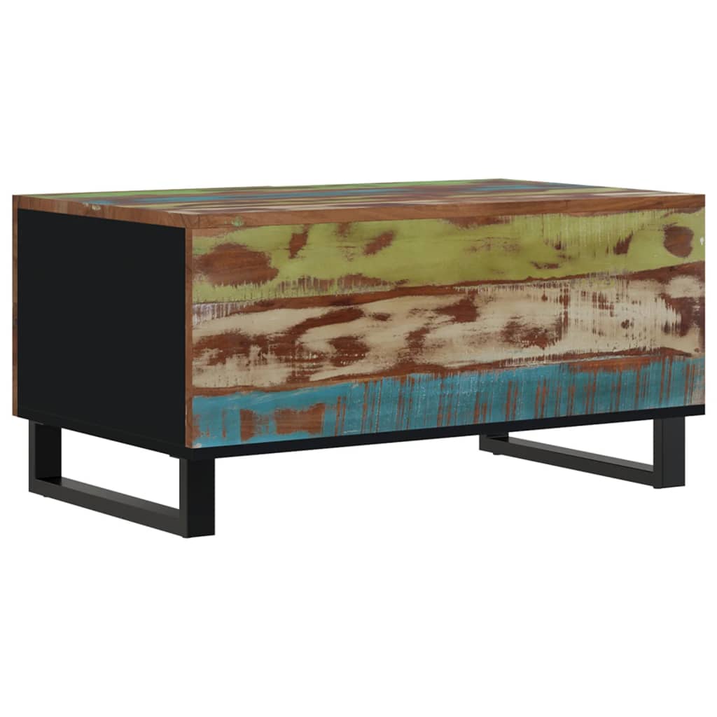 Couchtisch mit Staufach Tür Lowboard 80x50x40cm Massivholz Altholz Ablage Couchtisch mit Staufach Tür Lowboard 80x50x40cm Massivholz Altholz Ablage