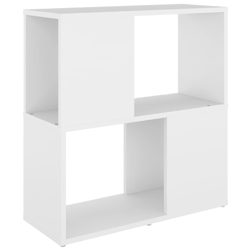 Bücherschrank Weiß 60x24x63 cm Holzwerkstoff Regal Aufbewahrungsschrank Standregal Bücherregal Modern Bücherschrank Weiß 60x24x63 cm Holzwerkstoff Regal Aufbewahrungsschrank Standregal Bücherregal Modern