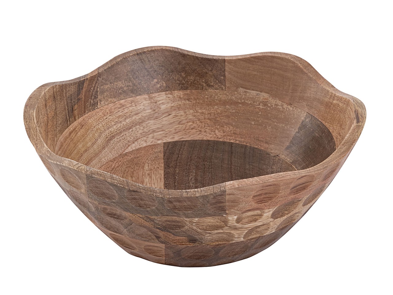 Dekoschale Holzschale ø25 o. 30cm H6cm rund Origin schlicht Mangoholz massiv