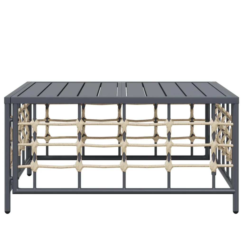 Gartentisch Outdoor-Tisch Terrassentisch 70x70x34 cm Polyrattan