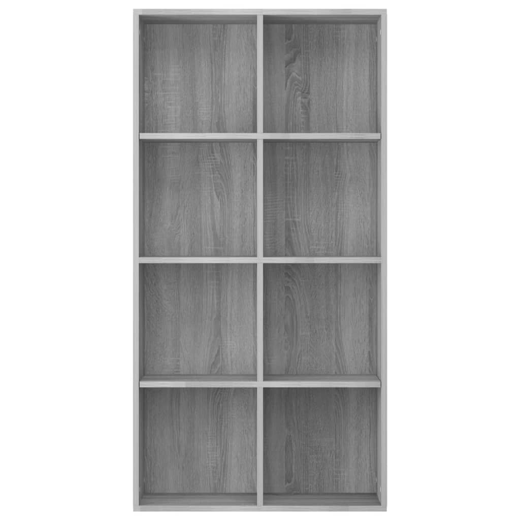 Bücherschrank/Sideboard Grau Sonoma 66x30x130 cm Holzwerkstoff Regal Schrank Aufbewahrungsschrank Wohnzimmermöbel Modern Bücherschrank/Sideboard Grau Sonoma 66x30x130 cm Holzwerkstoff Regal Schrank Aufbewahrungsschrank Wohnzimmermöbel Modern