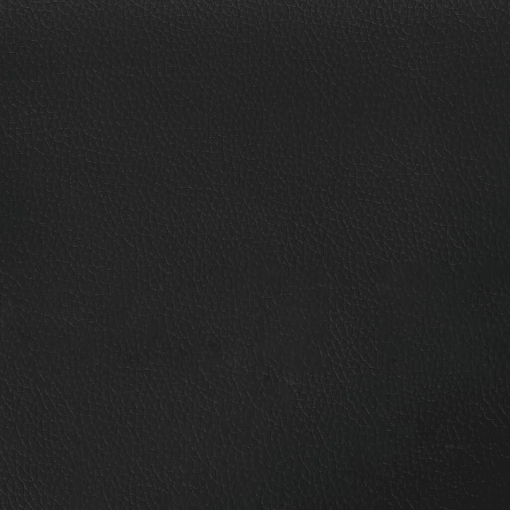 Bettgestell Schwarz 160x200 cm Kunstleder