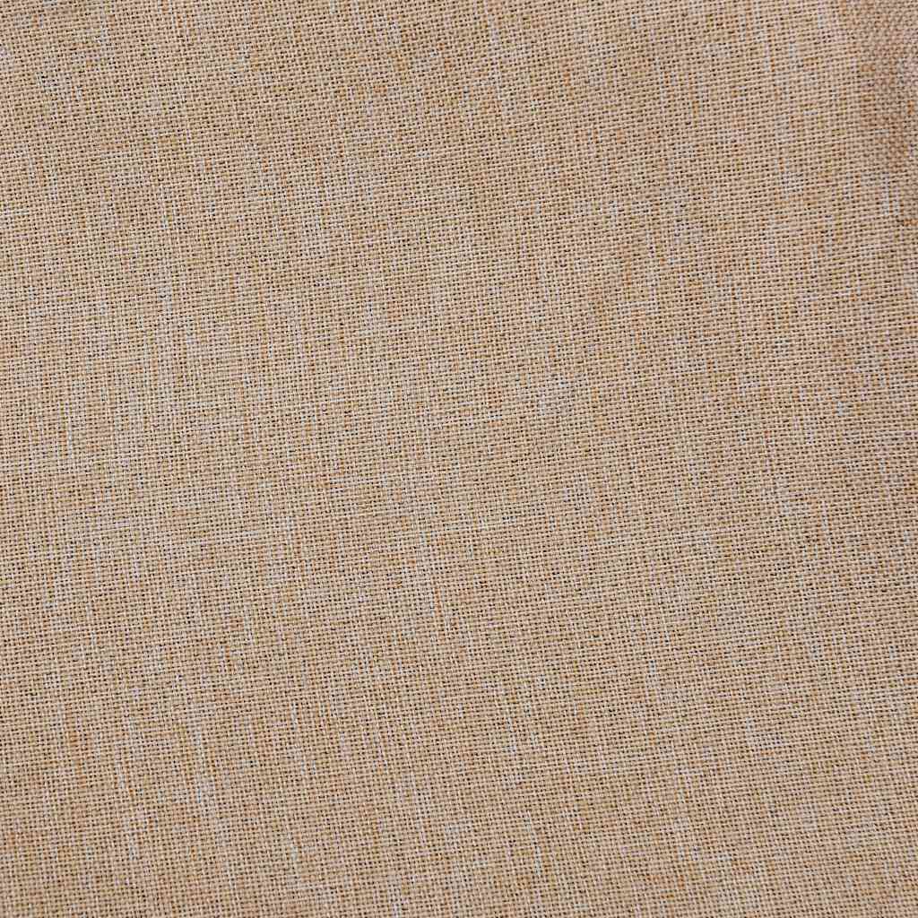 Verdunkelungsvorhänge 2 Stk. Haken Leinenoptik Beige 140x225 cm