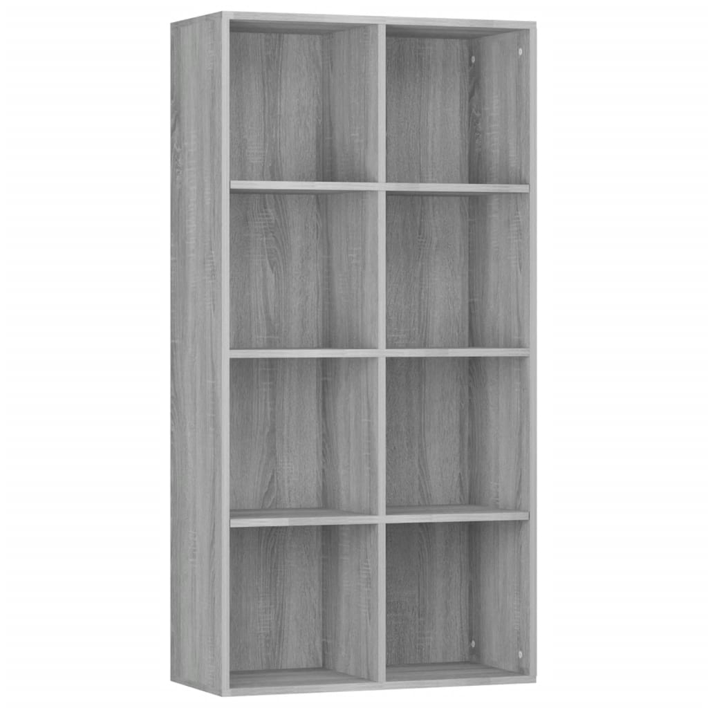Bücherschrank/Sideboard Grau Sonoma 66x30x130 cm Holzwerkstoff Regal Schrank Aufbewahrungsschrank Wohnzimmermöbel Modern Bücherschrank/Sideboard Grau Sonoma 66x30x130 cm Holzwerkstoff Regal Schrank Aufbewahrungsschrank Wohnzimmermöbel Modern
