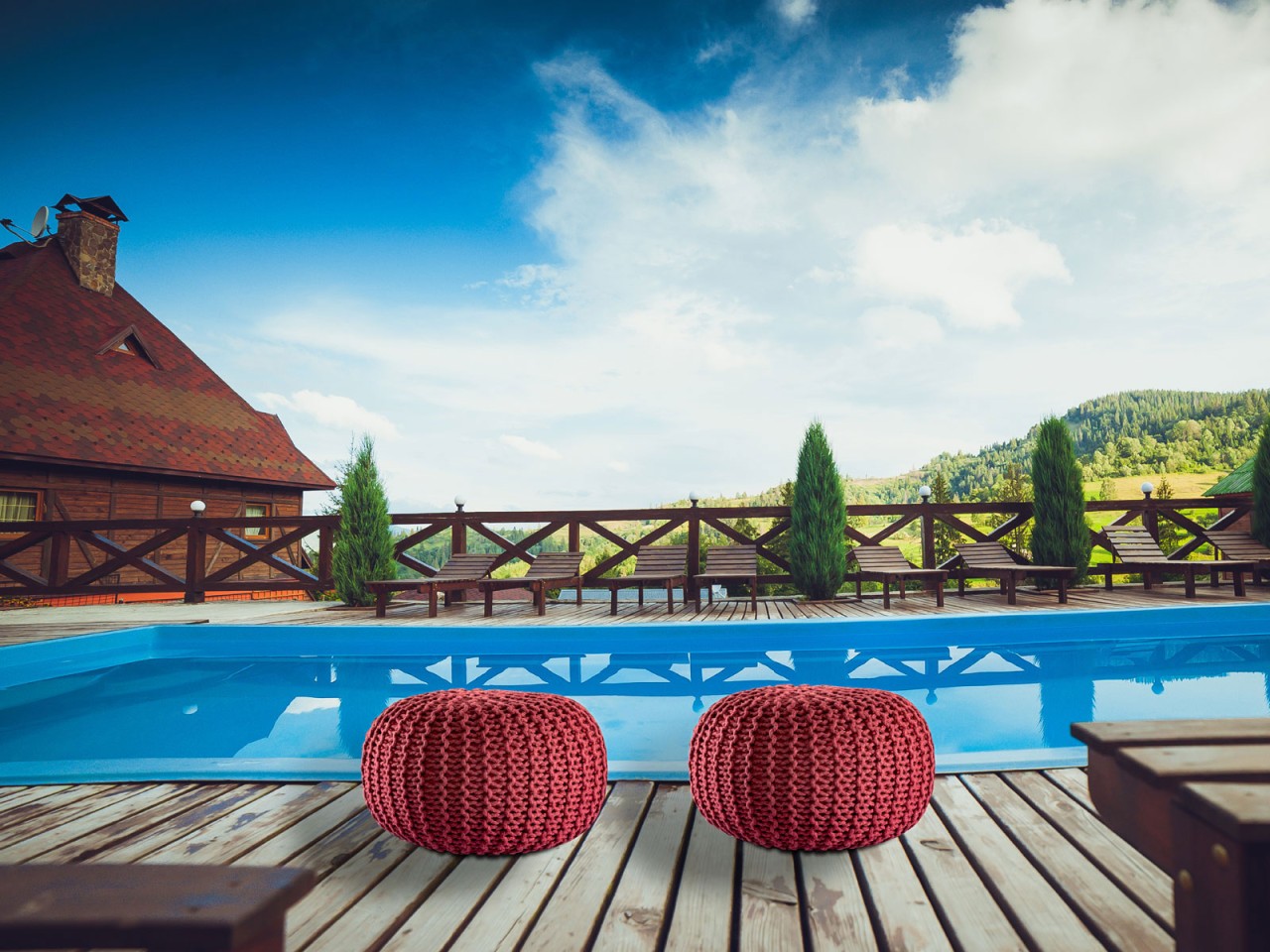 Sitzpouf ø55cm Pouf Strickhocker Strickpouf PREMIUM Innen Terrasse Pool Garten nachhaltig Sitzpouf ø55cm Pouf Strickhocker Strickpouf PREMIUM Innen Terrasse Pool Garten nachhaltig