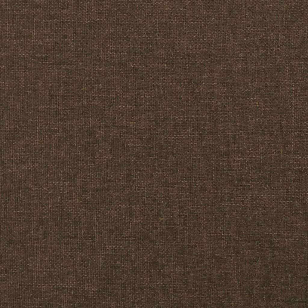 Kopfteil Dunkelbraun 90x5x78/88 cm Stoff