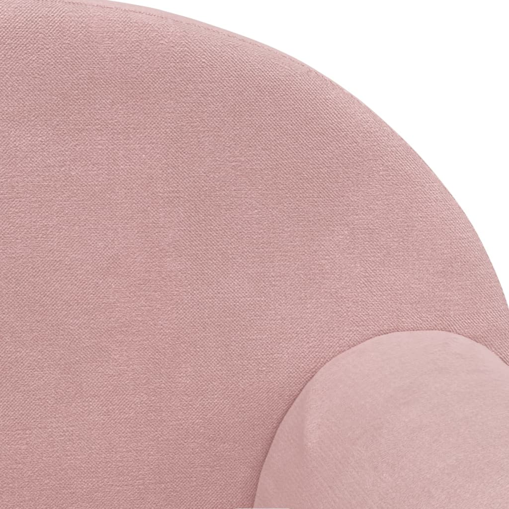 Kindersofa Rosa Weich Plüsch gemütlich und kuschelig Kinderzimmer Spielzimmer