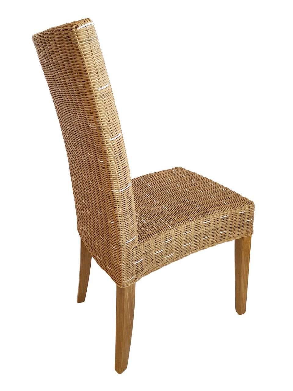 Esszimmer Stuhl Rattanstuhl Wintergarten Stuhl Korbstuhl nachhaltig Cardine cappuccino natur