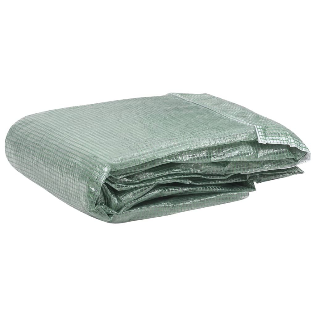 Gewächshaus Ersatzabdeckung 8m² grün 400x200x200 cm Schutz Langlebigkeit