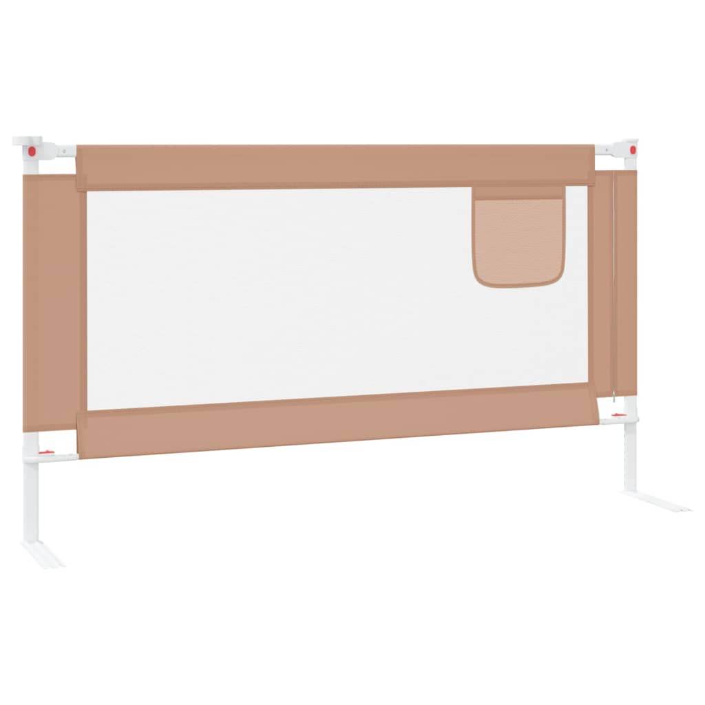 Kleinkind Sicherheitsbettgitter Dunkelgrau 150x25cm Stoff Kleinkind Sicherheitsbettgitter Dunkelgrau 150x25cm Stoff