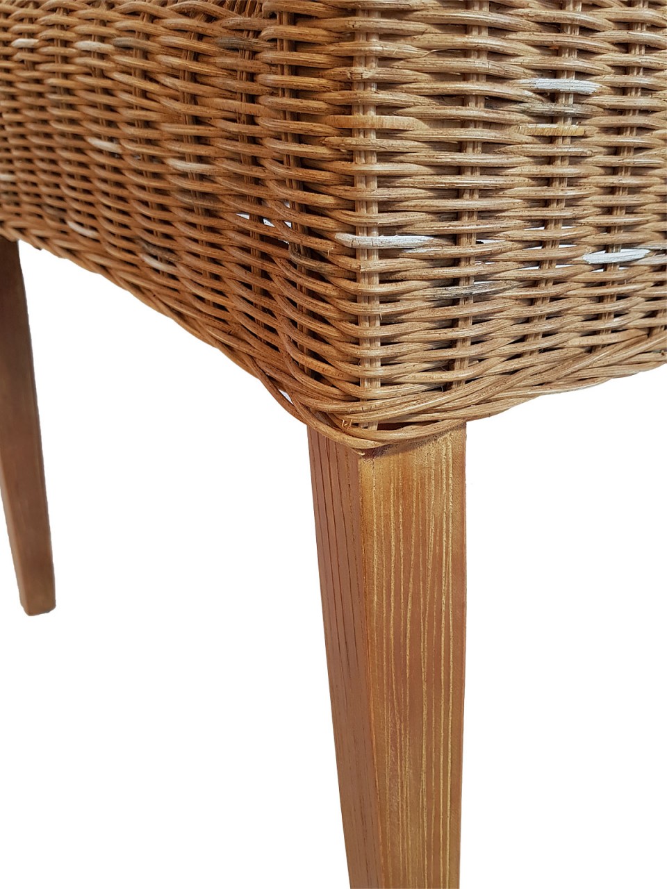 Esszimmer Stuhl Rattanstuhl Wintergarten Stuhl Korbstuhl nachhaltig Cardine cappuccino natur