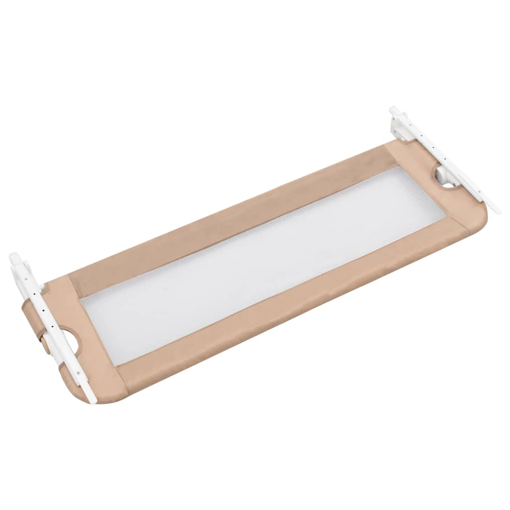 Kleinkind-Sicherheitsbettgitter Taupe 120x42cm Polyester Kleinkind-Sicherheitsbettgitter Taupe 120x42cm Polyester