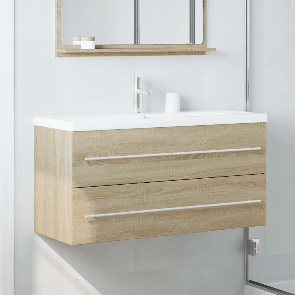 Waschbeckenunterschrank 100 x 38,5 x 48 cm Sonoma-Eiche modern