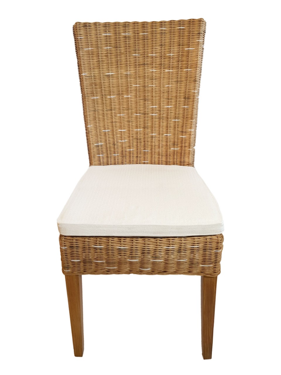 Esszimmer Stuhl Rattanstuhl Wintergarten Stuhl Korbstuhl nachhaltig Cardine cappuccino natur
