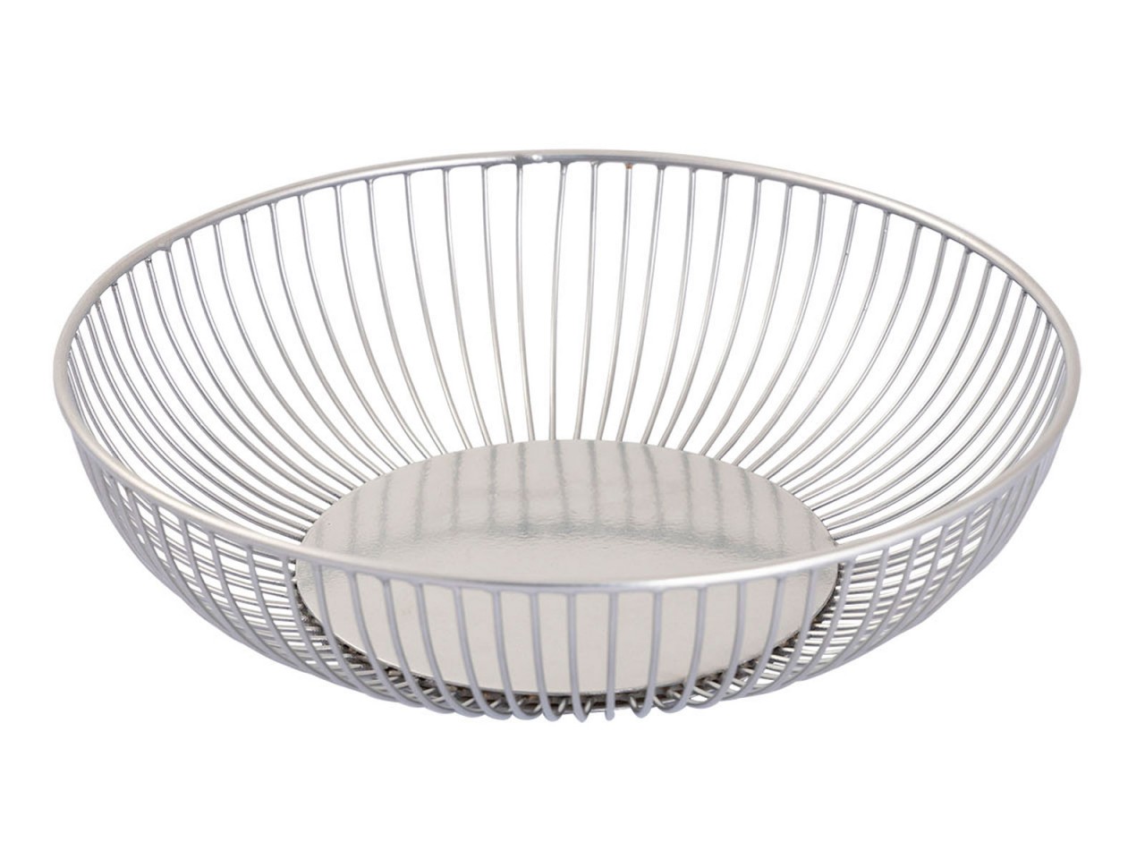 Obstschale Set 2 Stück Brotkorb rund ø 28x7 cm Rom Metall schwarz o. silber Obstkorb Obstschale Set 2 Stück Brotkorb rund ø 28x7 cm Rom Metall schwarz o. silber Obstkorb