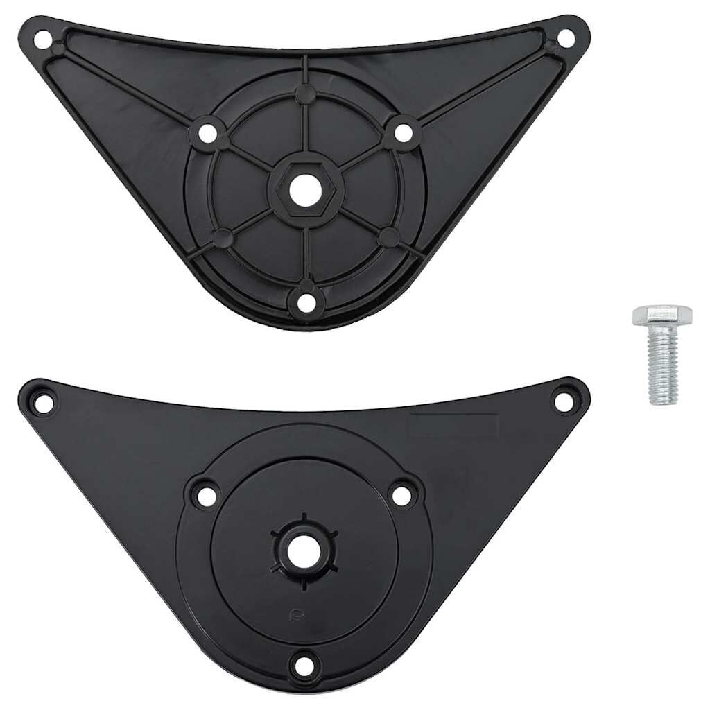4x höhenverstellbares Tischbein Schwarz 1100 mm
