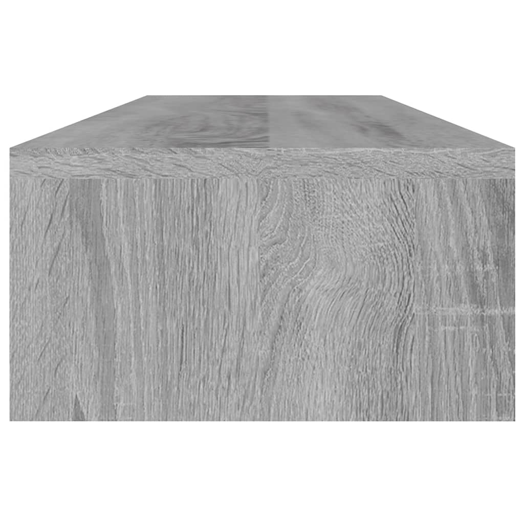 Monitorständer in Grau Sonoma, 100 x 24 x 13 cm, aus Holzwerkstoff, praktisch für Büro und Homeoffice.