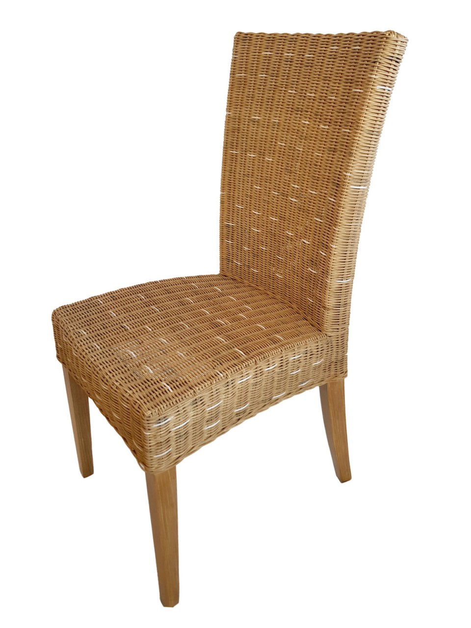 Esszimmer Stuhl Rattanstuhl Wintergarten Stuhl Korbstuhl nachhaltig Cardine cappuccino natur