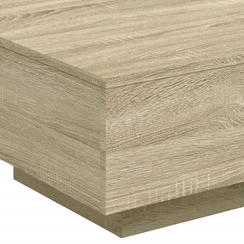 ouchtisch in Sonoma Eiche Holzwerkstoff 55x55x31 cm modern und kompakt
