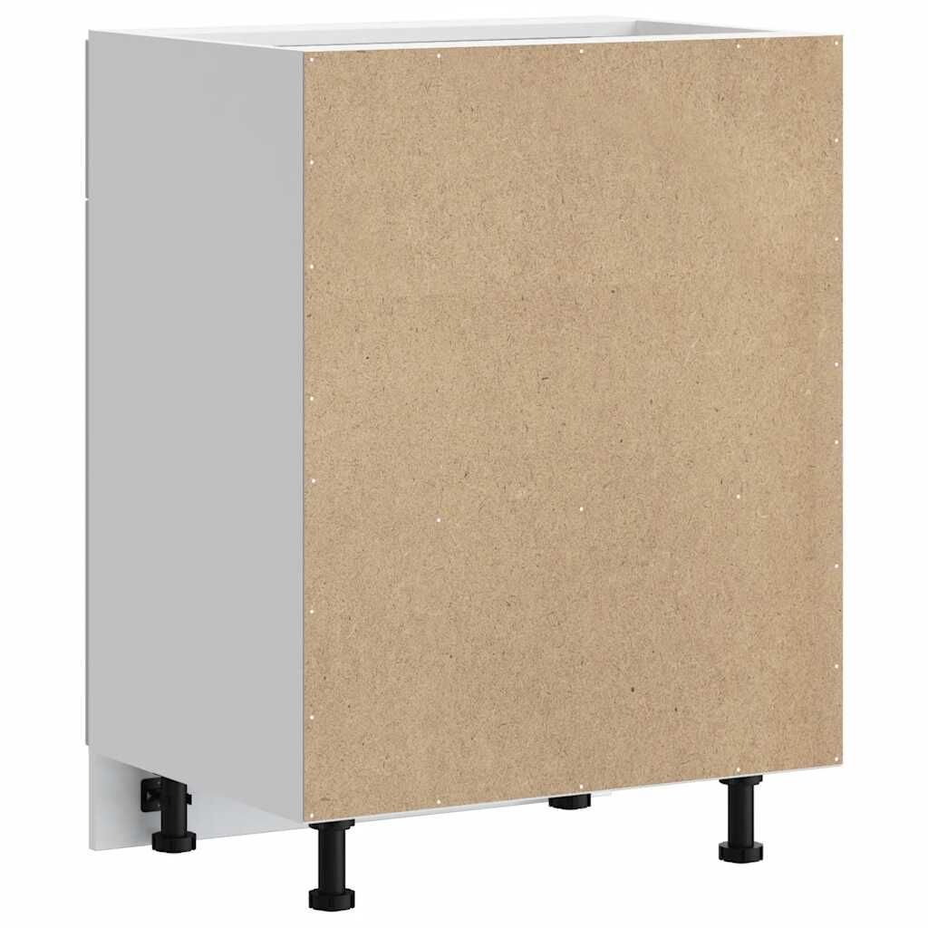 Küchen-Unterschrank Lucca Weiß Holzwerkstoff