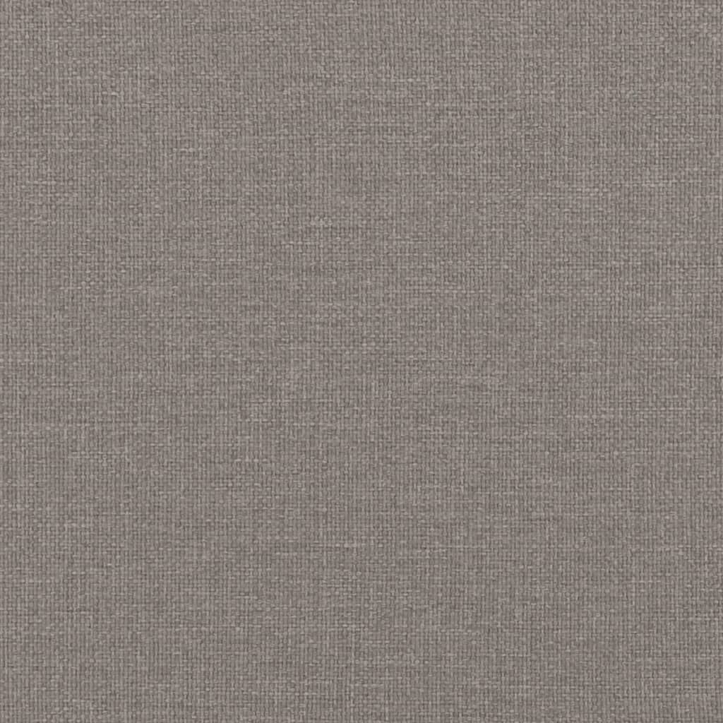 Kopfteil-Kissen "Hvar" Taupe 140 cm Stoff