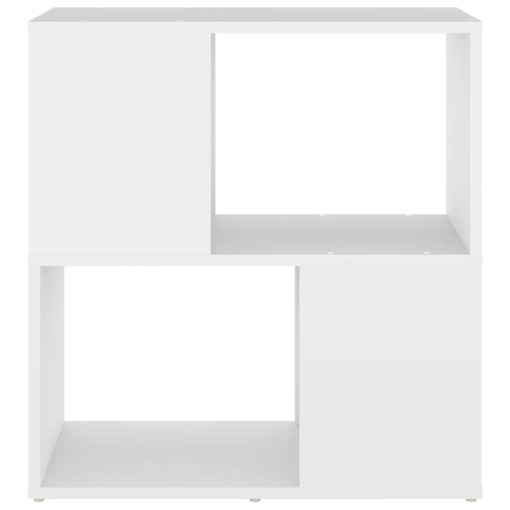 Bücherschrank Weiß 60x24x63 cm Holzwerkstoff Regal Aufbewahrungsschrank Standregal Bücherregal Modern Bücherschrank Weiß 60x24x63 cm Holzwerkstoff Regal Aufbewahrungsschrank Standregal Bücherregal Modern