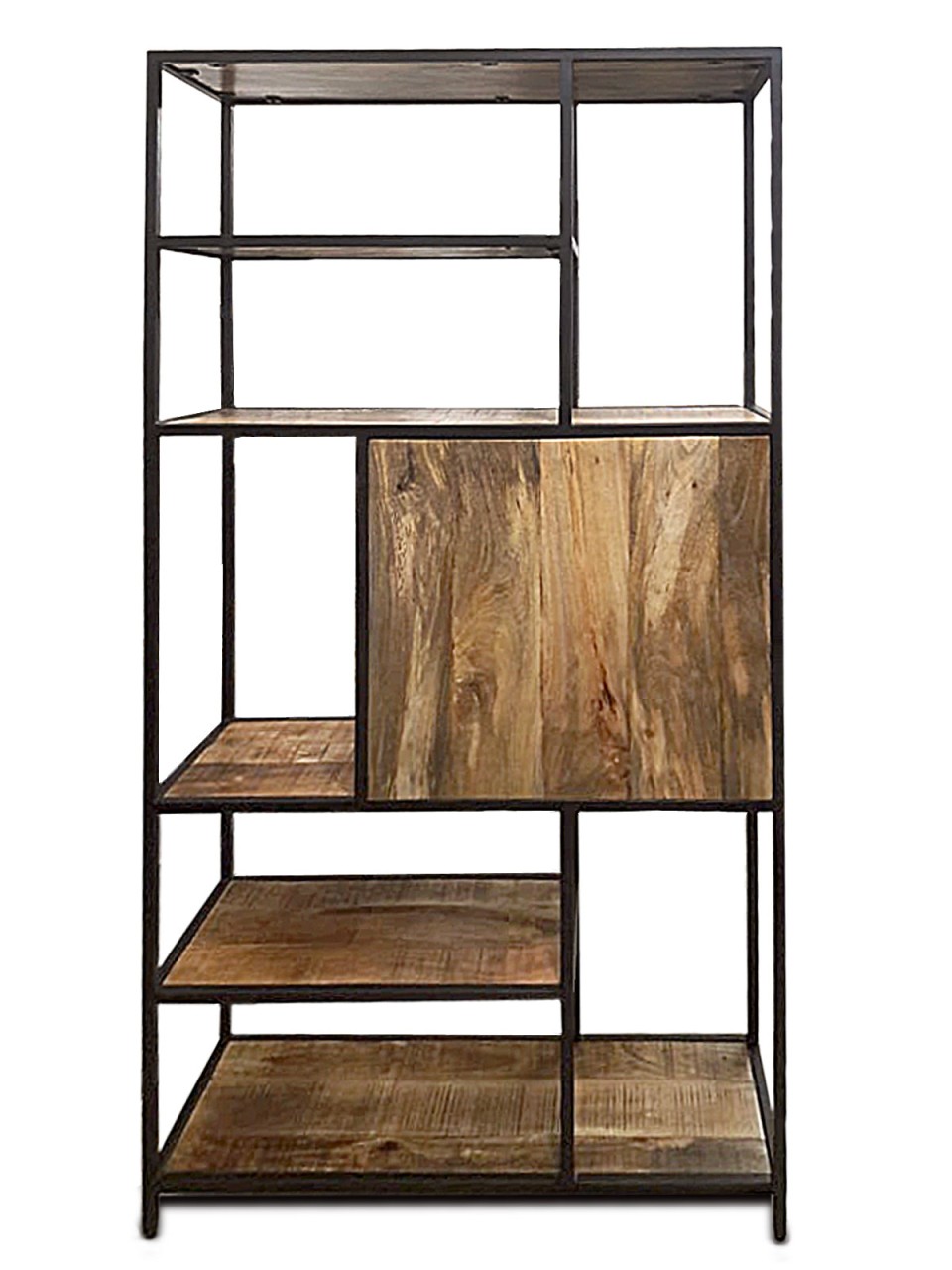 Bücherregal Regal Schrankfach 100x193x36cm Liverpool Metall-Gestell Bücherregal Regal Schrankfach 100x193x36cm Liverpool Metall-Gestell