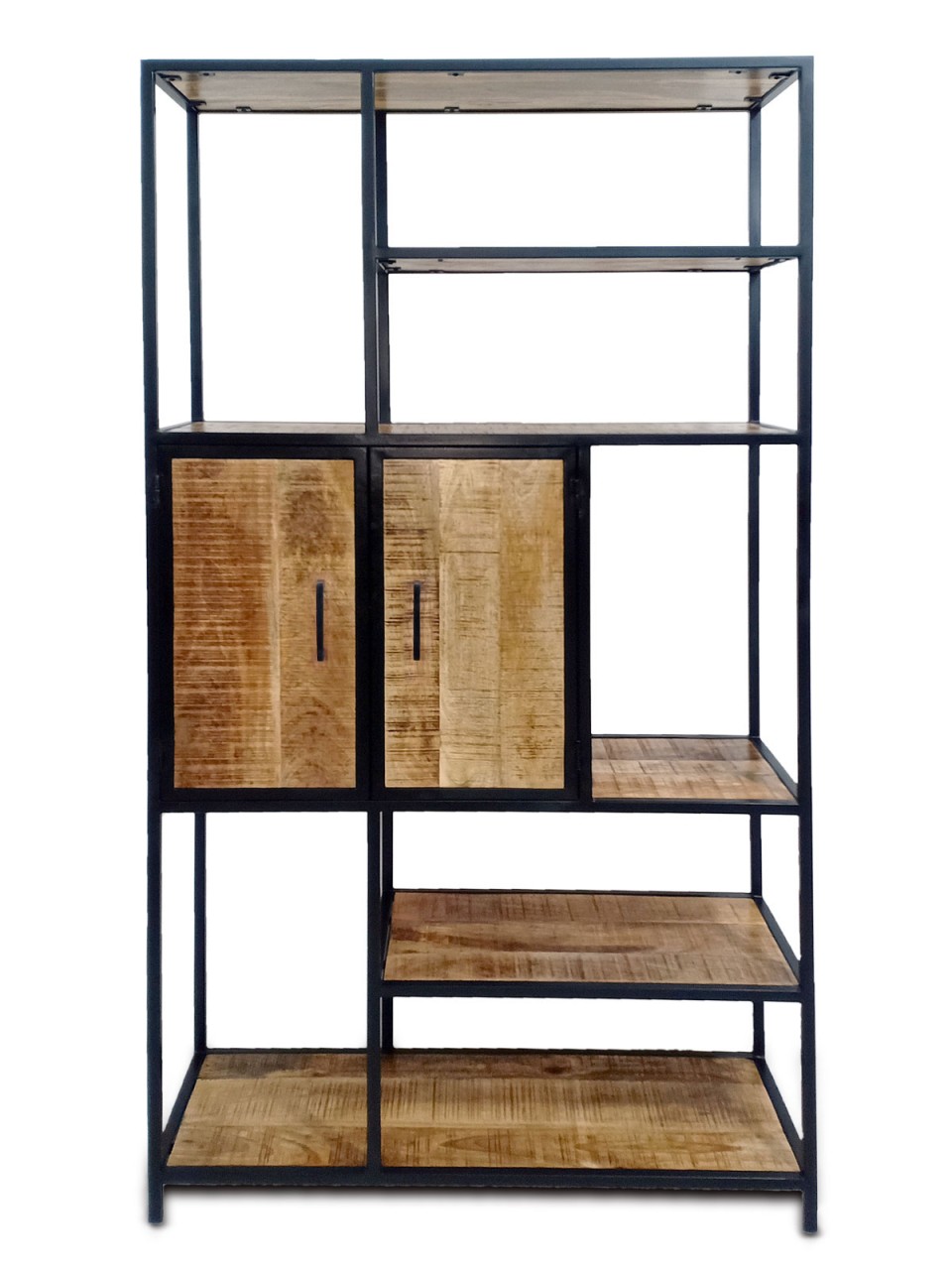 Bücherregal Regal Schrankfach 100x193x36cm Liverpool Metall-Gestell Bücherregal Regal Schrankfach 100x193x36cm Liverpool Metall-Gestell