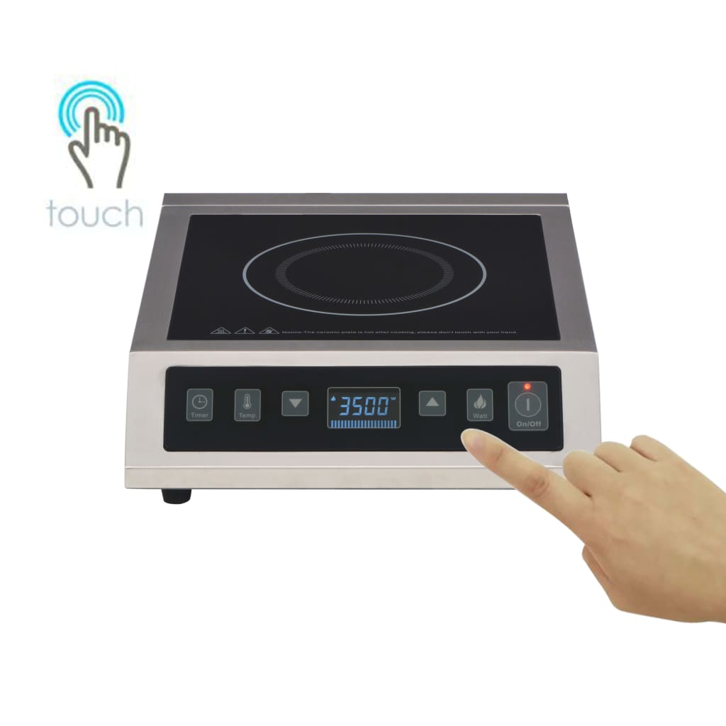 Tisch Induktionskochfeld elektrisch Küche Touchscreen Steuerung 3500W