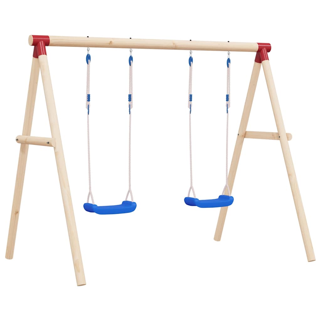 Schaukelsitze mit Seilen Sitzfläche für Schaukel 2 Stk Blau robust Sitze Outdoor