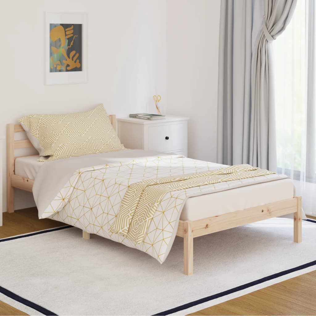Bettgestell Bettrahmen Tagesbett Einzelbett Lattenrost Kiefernholz 100x200cm Bettgestell Bettrahmen Tagesbett Einzelbett Lattenrost Kiefernholz 100x200cm