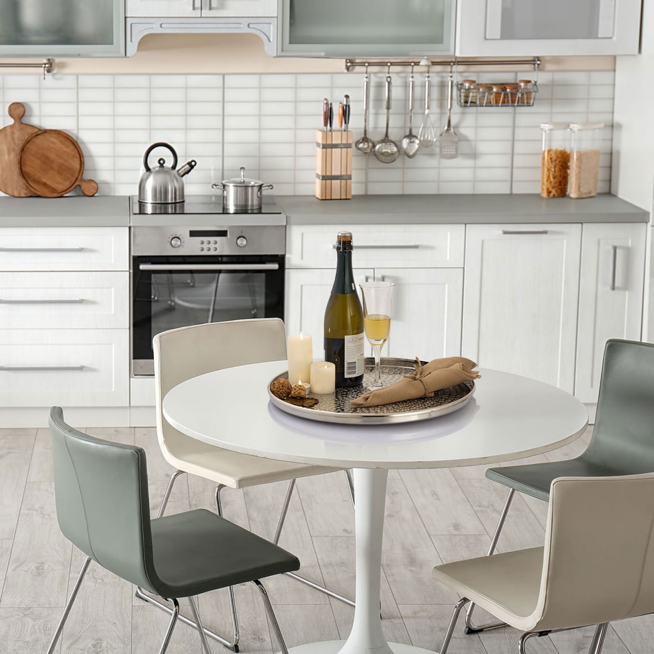 Serviertablett Deko Tablett ø 40 cm rund silber o. gold Metall Kerzentablett Dekotablett Serviertablett Deko Tablett ø 40 cm rund silber o. gold Metall Kerzentablett Dekotablett