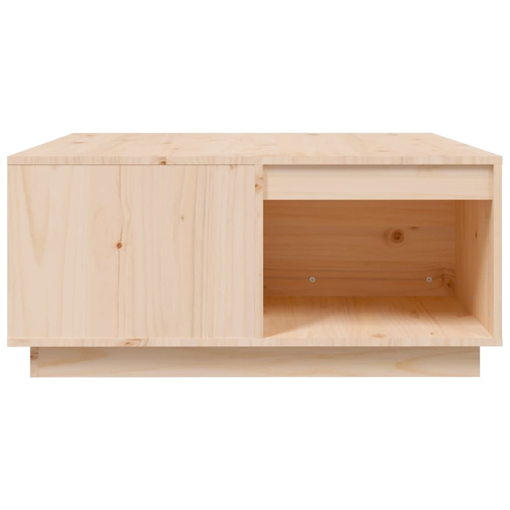 Couchtisch Sofatisch Beistelltisch Tisch Wohnzimmer 80x81x36,5cm Holz Natur