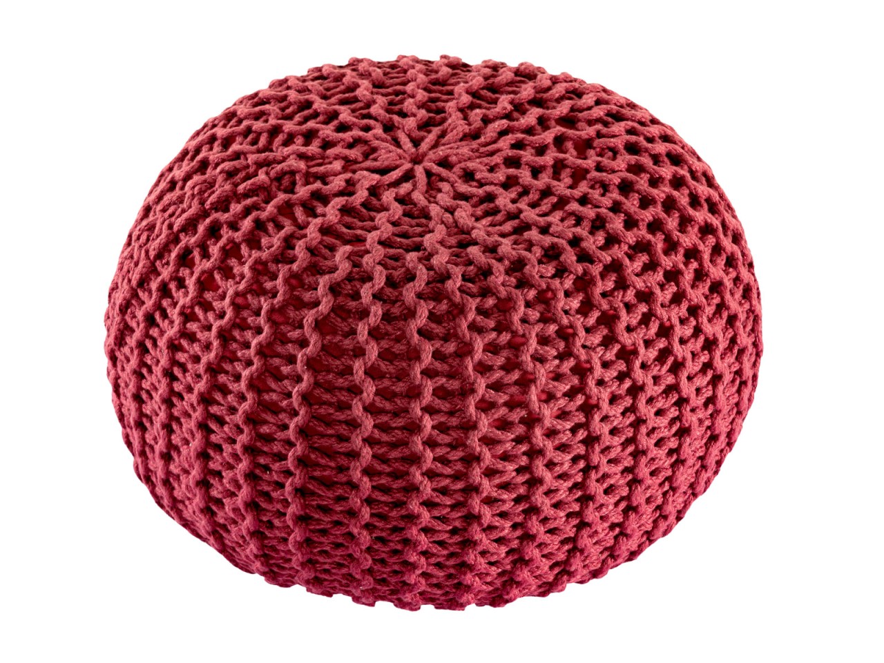 Sitzpouf ø55cm Pouf Strickhocker Strickpouf PREMIUM Innen Terrasse Pool Garten nachhaltig Sitzpouf ø55cm Pouf Strickhocker Strickpouf PREMIUM Innen Terrasse Pool Garten nachhaltig