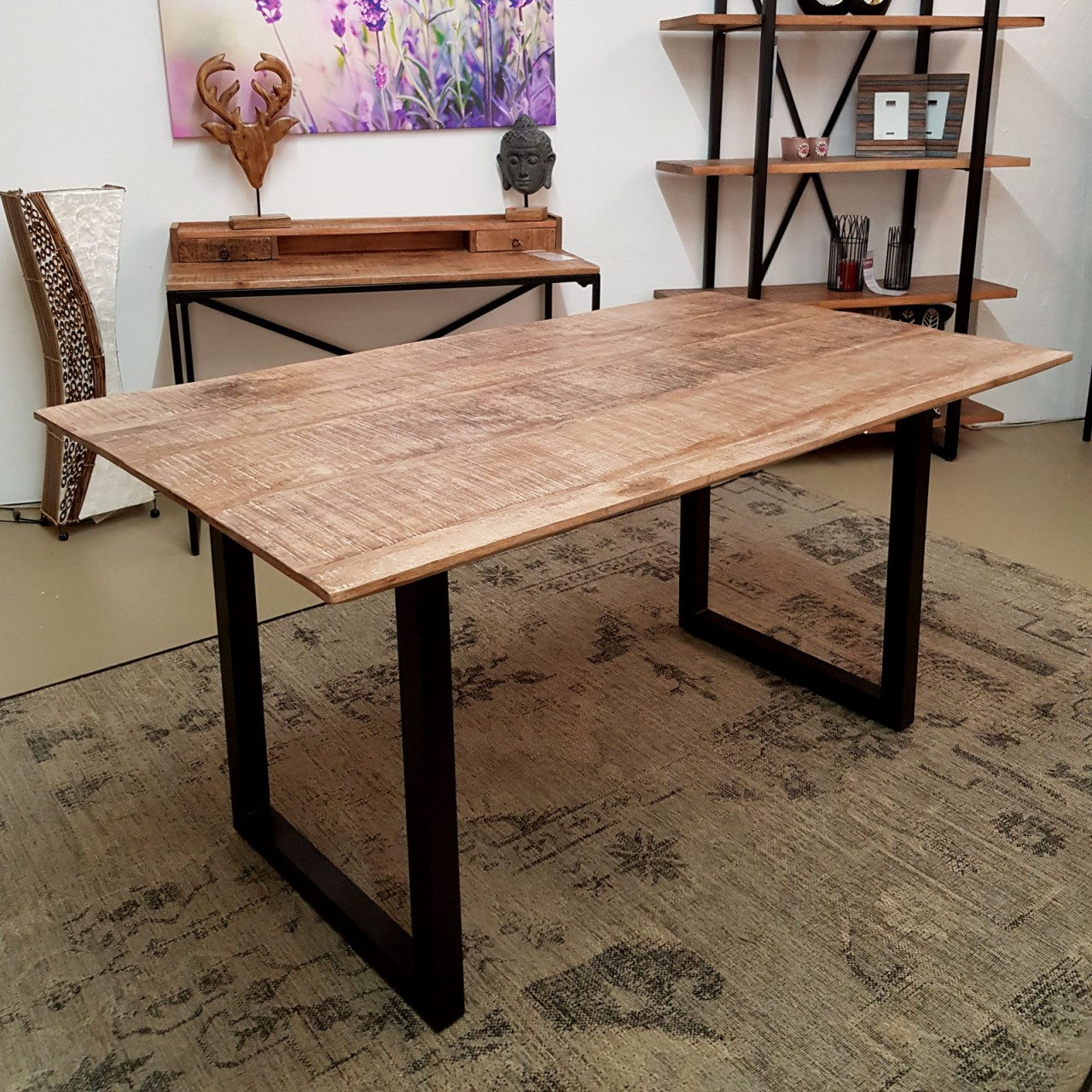 Esstisch Küchen Tisch Esszimmer Tisch Liverpool 120x80 160x90 u. 200x100 cm Mangoholz massiv