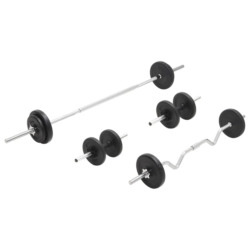 Hantelset Langhantel Kurzhantel 30 kg Fitness Hantelset Langhantel Kurzhantel 30 kg Fitness