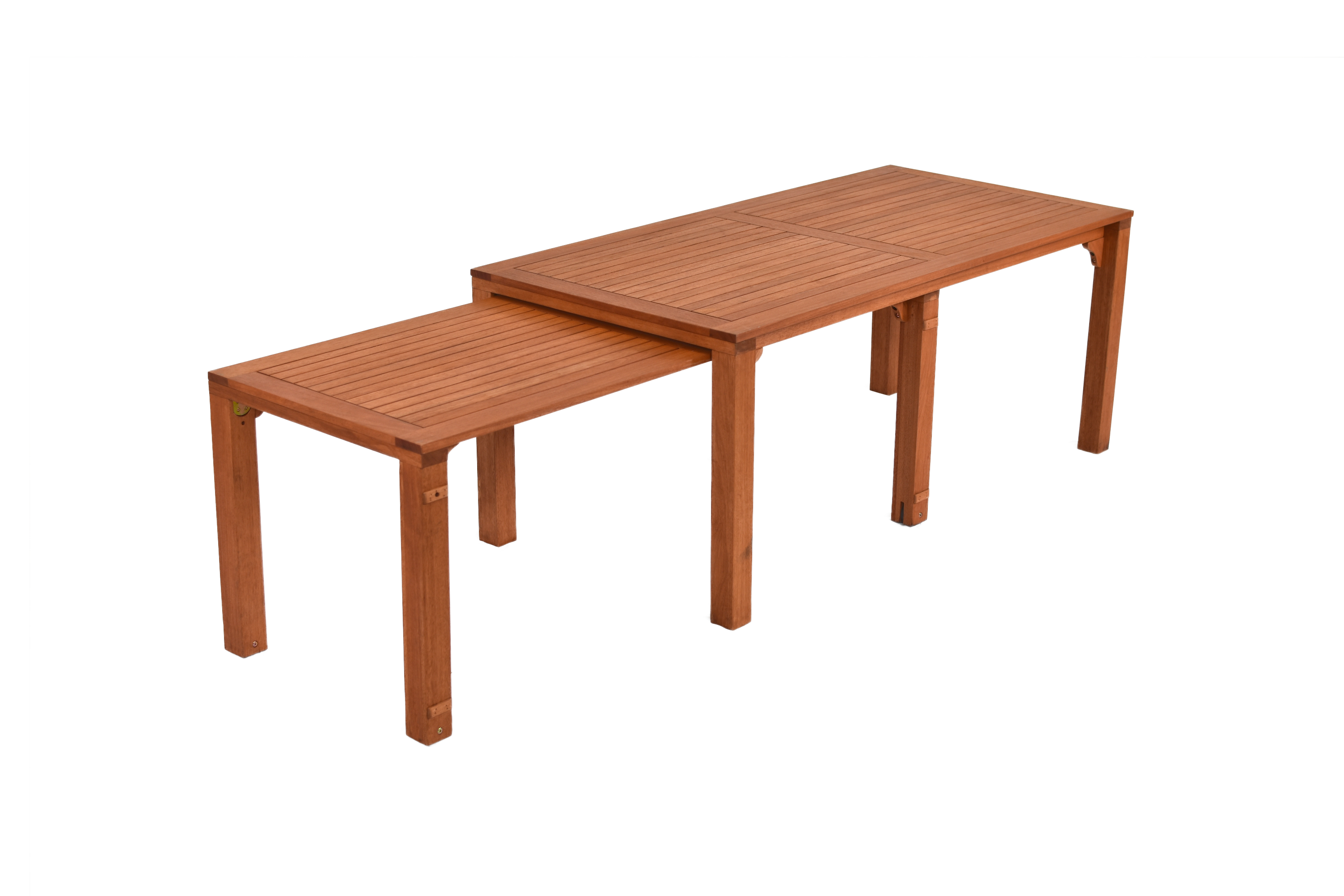 Comodoro Gartenmöbel-Set für 8 Personen – 9-teilig aus FSC® Eukalyptusholz mit großem Flex-Ausziehtisch 185–370 cm & verstellbaren Klappsesseln