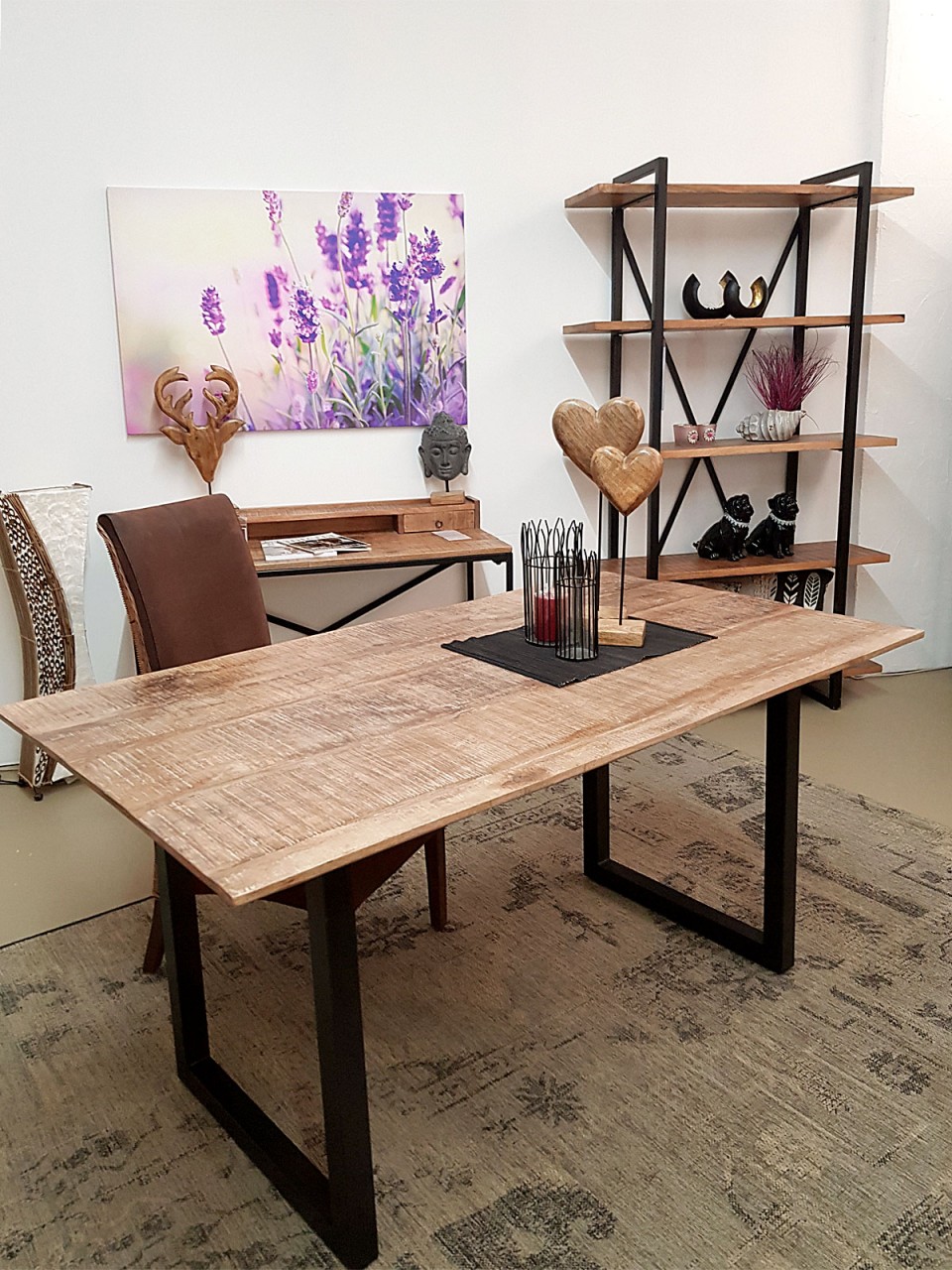 Esstisch Küchen Tisch Esszimmer Tisch Liverpool 120x80 160x90 u. 200x100 cm Mangoholz massiv