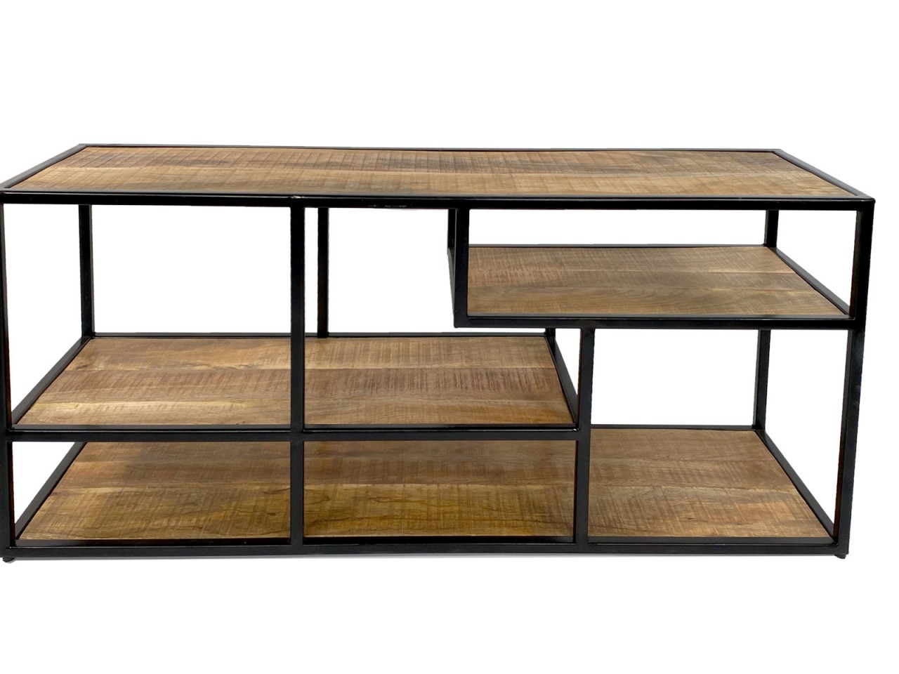 Standregal Raumteiler Bücher Regal Medienregal Bücherbord 130x60x36cm Liverpool Metall-Gestell schwa Standregal Raumteiler Bücher Regal Medienregal Bücherbord 130x60x36cm Liverpool Metall-Gestell schwa