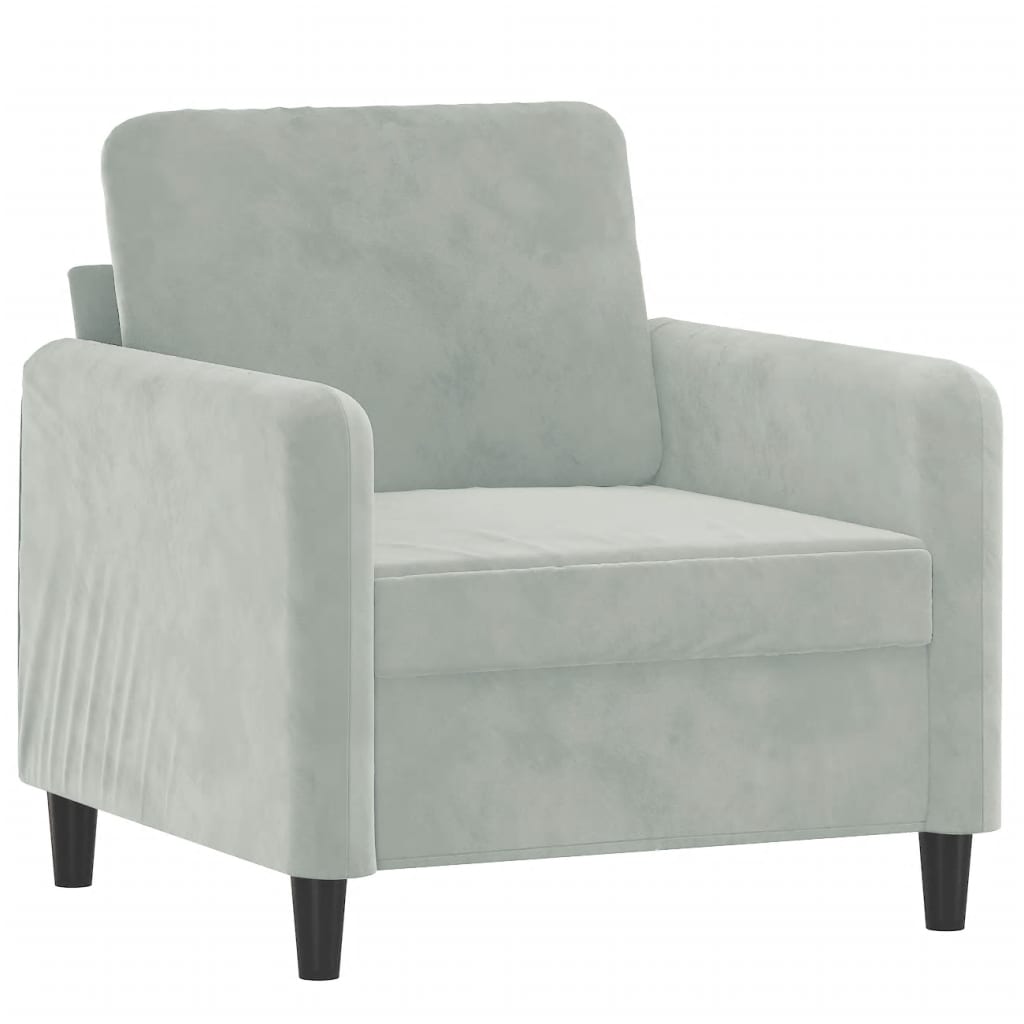 Sofa Couch 2-Sitzer Dunkelgrau 140 cm Samt elegant modern komfortabel gemütlich