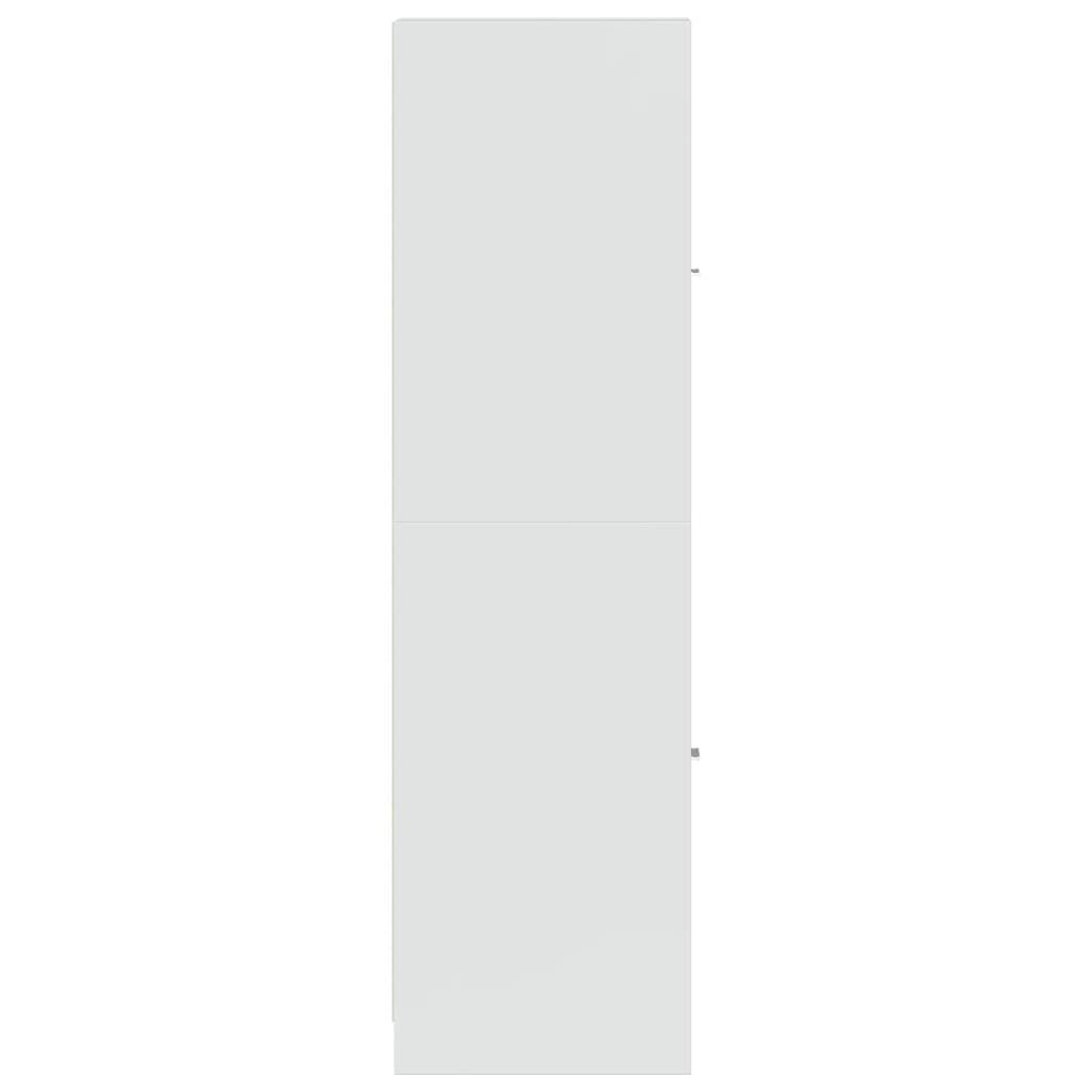 Apothekerschrank Hochglanz-Weiß 30x41x144,5 cm Holzwerkstoff