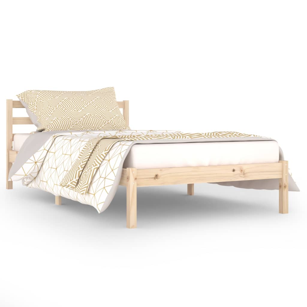 Bettgestell Bettrahmen Tagesbett Einzelbett Lattenrost Kiefernholz 100x200cm Bettgestell Bettrahmen Tagesbett Einzelbett Lattenrost Kiefernholz 100x200cm