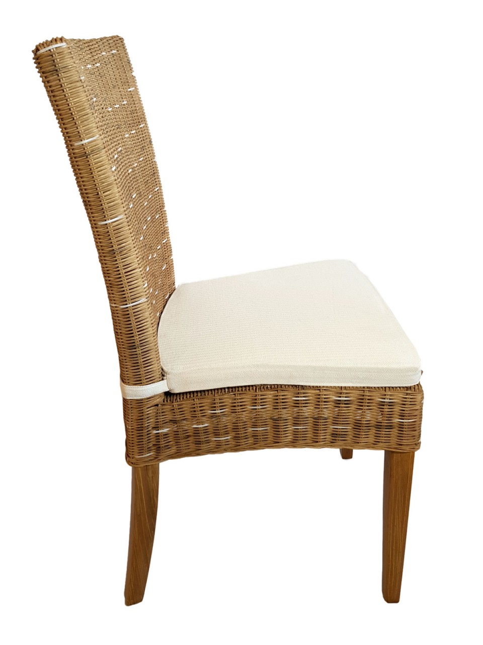 Esszimmer Stuhl Rattanstuhl Wintergarten Stuhl Korbstuhl nachhaltig Cardine cappuccino natur