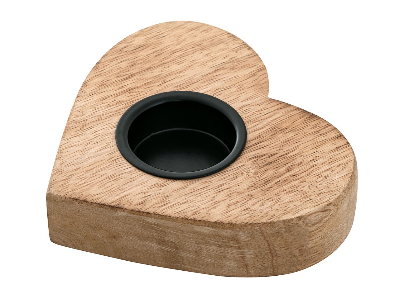 Teelichthalter Masterbox 12x 3er Set Kerzenständer Teelichter 12x11cm Herzilein Mangoholz
