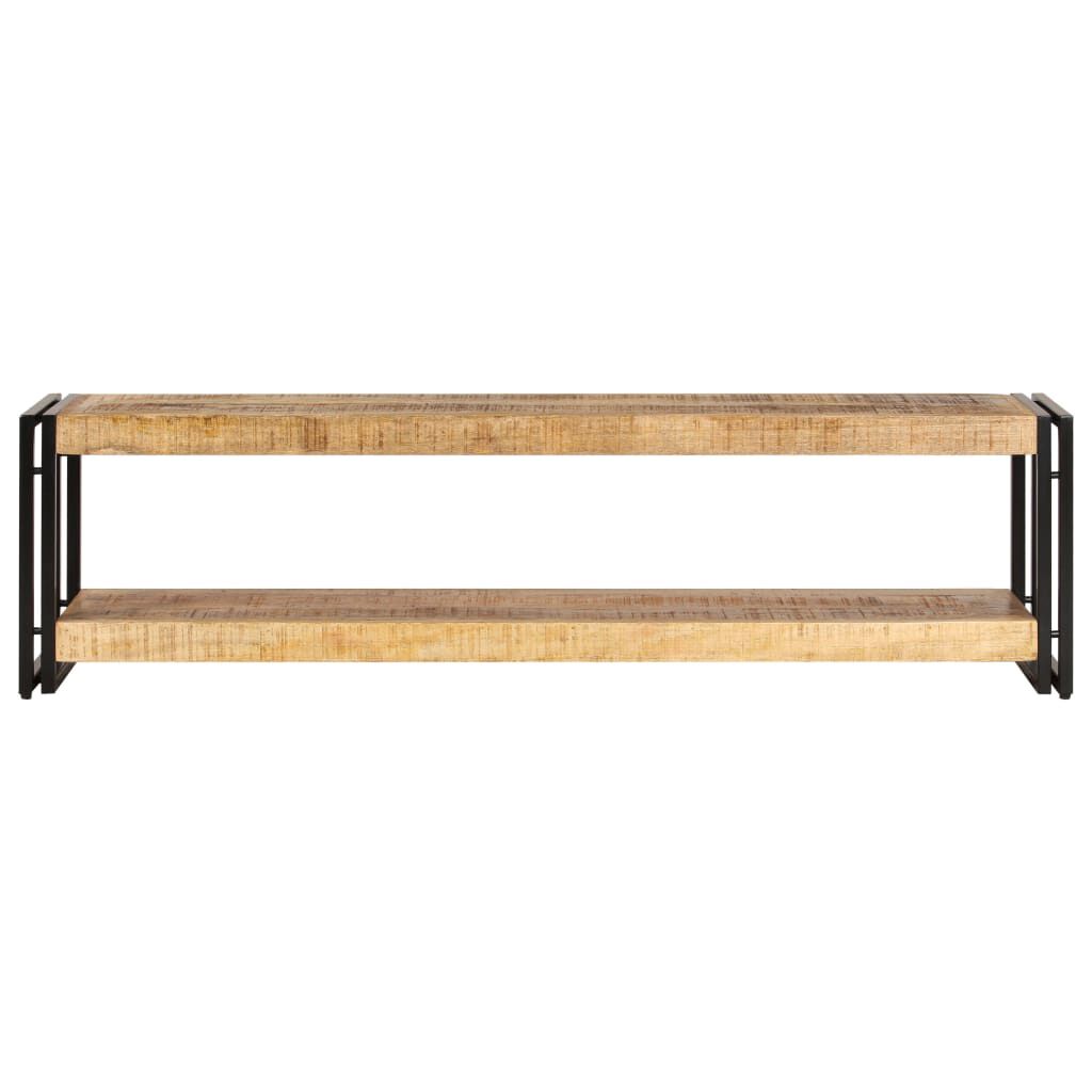TV-Schrank aus Mango Massivholz 150 x 30 x 40 cm mit Stauraum modern