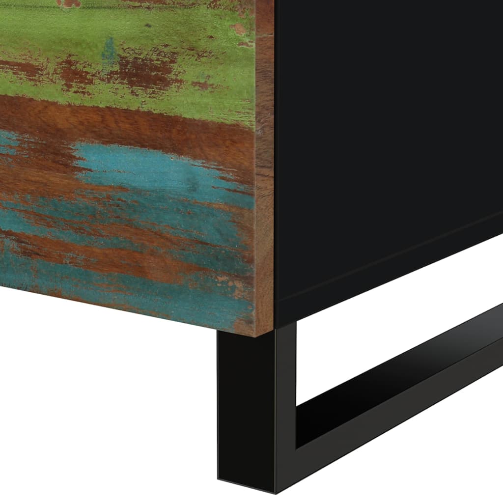 Couchtisch mit Staufach Tür Lowboard 80x50x40cm Massivholz Altholz Ablage Couchtisch mit Staufach Tür Lowboard 80x50x40cm Massivholz Altholz Ablage